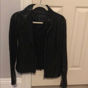 Women’s Black Leather Jacket size small/medium